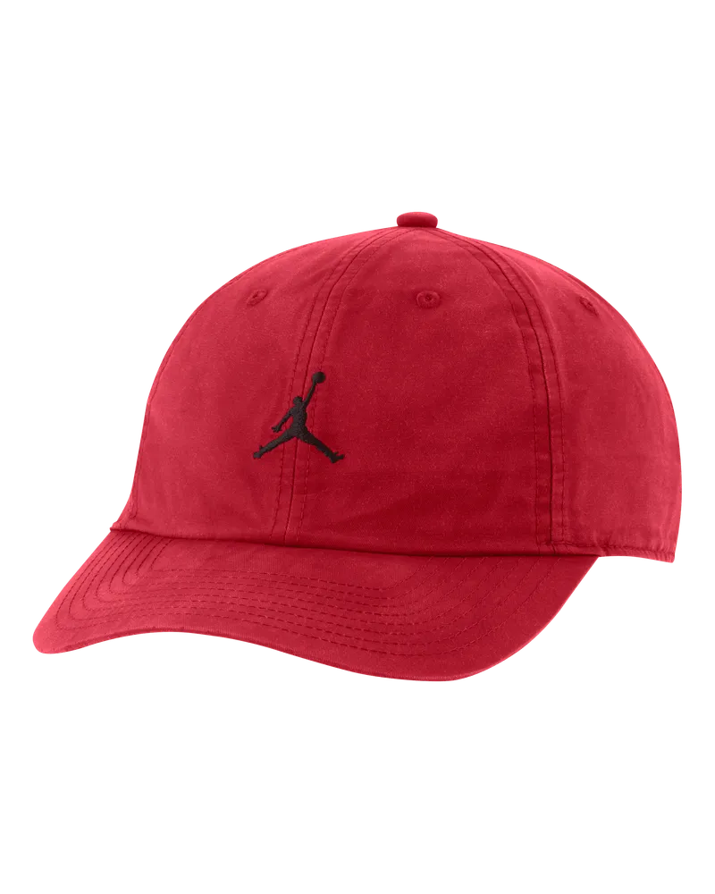 Nike Jordan Jumpman Heritage86 Cap im Washed Look - Rot Rot