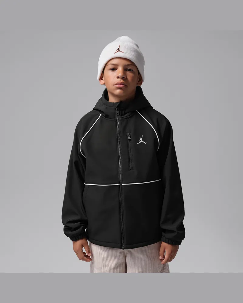Jordan Softshell-Jacke (ältere Kinder) - Schwarz Schwarz