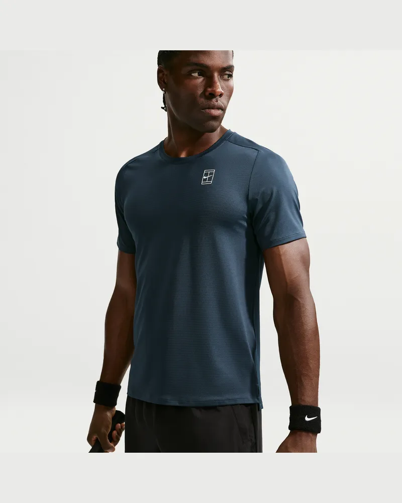 Nike Court Advantage Dri-FIT Tennisoberteil (Herren) - Blau Blau