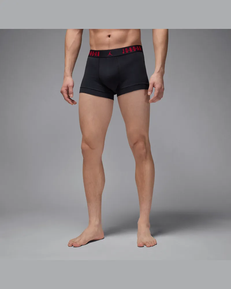 Nike Jordan Flight Cotton Boxershorts (Herren, 3er-Pack) - Schwarz
