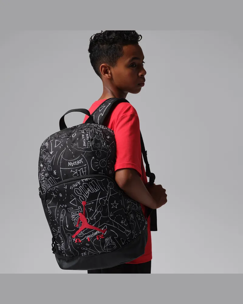 Jordan Air Raid Rucksack (ältere Kinder, 17 l) - Schwarz Schwarz