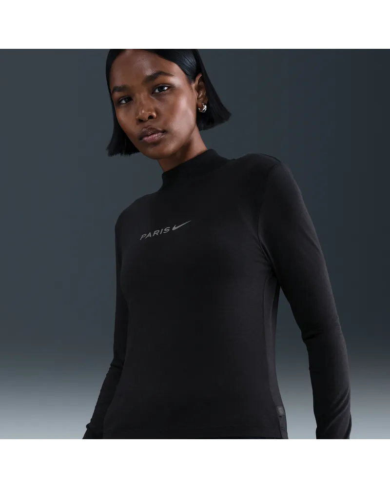 Nike Paris Saint-Germain  Football Longsleeve-Shirt (Damen) - Schwarz Schwarz