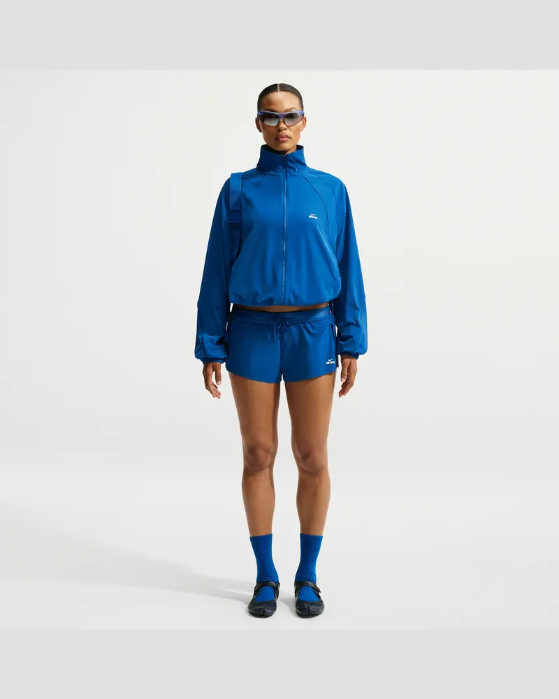 Nike SKIMS Stretch Nylon Laufshorts (Damen) - Blau Blau