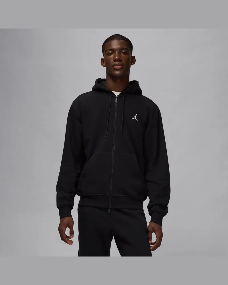 Jordan Brooklyn Fleece Kapuzenjacke (Herren) - Schwarz Schwarz