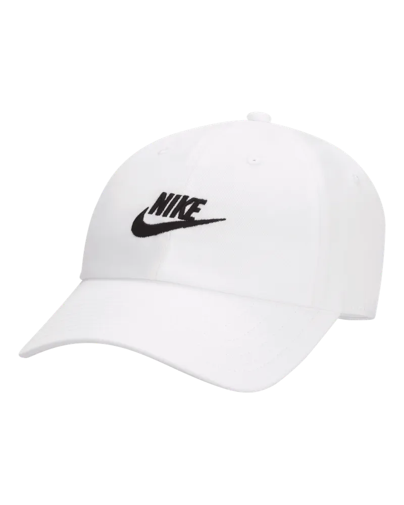 Nike Club unstrukturierte Futura Wash-Cap - Weiß Weiß