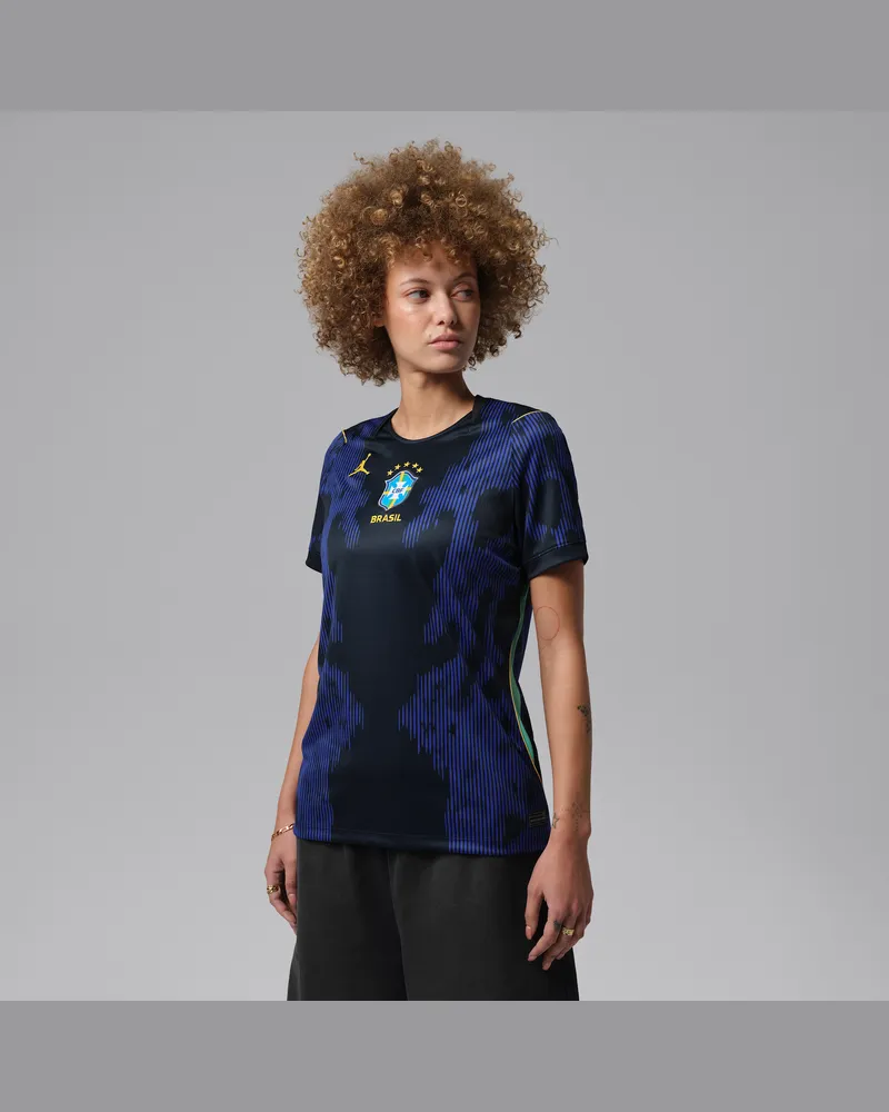 Jordan Brasilien 2026 Auswärtsstadion  Dri-FIT Replika-Fußballtrikot (Damen) - Blau Blau
