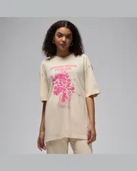 Nike Jordan Oversize-T-Shirt mit Grafik für Damen - Braun Braun