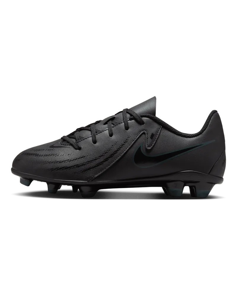 Nike Jr. Phantom GX 2 Club Low Top Fußballschuh für verschiedene Böden für jüngere/ältere Kinder - Schwarz Schwarz