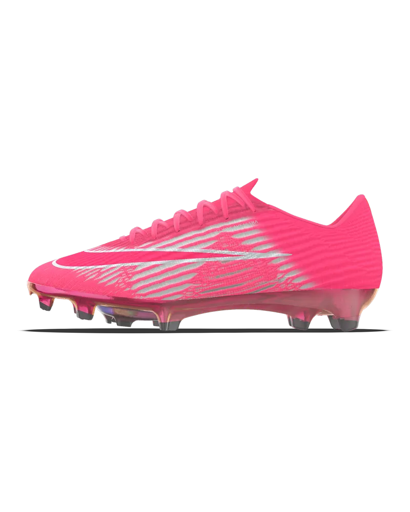 Nike Mercurial Superfly 11 Elite By You personalisierbarer Low-Top-Fußballschuh für normalen Rasen - Pink Pink