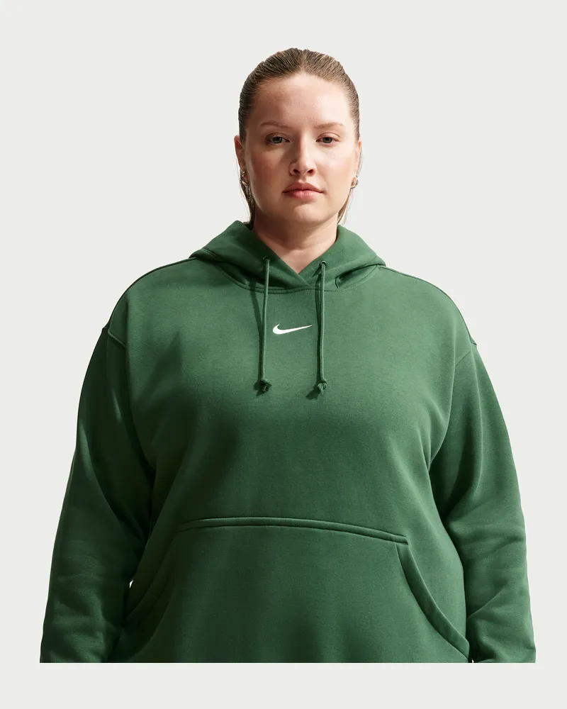 Nike Phoenix Fleece Oversize-Hoodie für Damen - Grün Grün