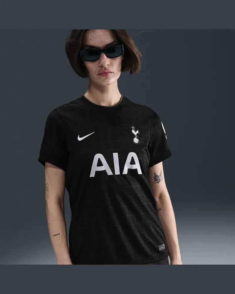 Nike Tottenham Hotspur 2025/26 Stadium Away  Dri-FIT Replika-Fußballtrikot (Damen) - Schwarz Schwarz