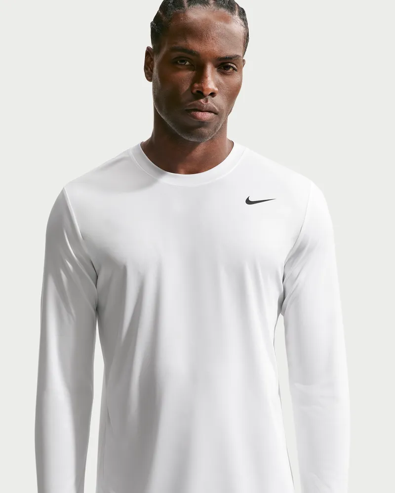 Nike Flex Trainings-Longsleeve mit Dri-FIT-Technologie (Herren) - Weiß Weiß