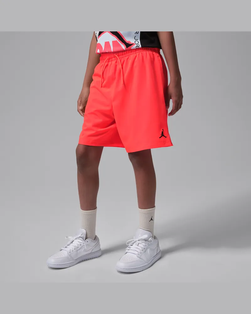 Jordan Jumpman Play-Shorts aus Webmaterial (ältere Kinder) - Rot Rot
