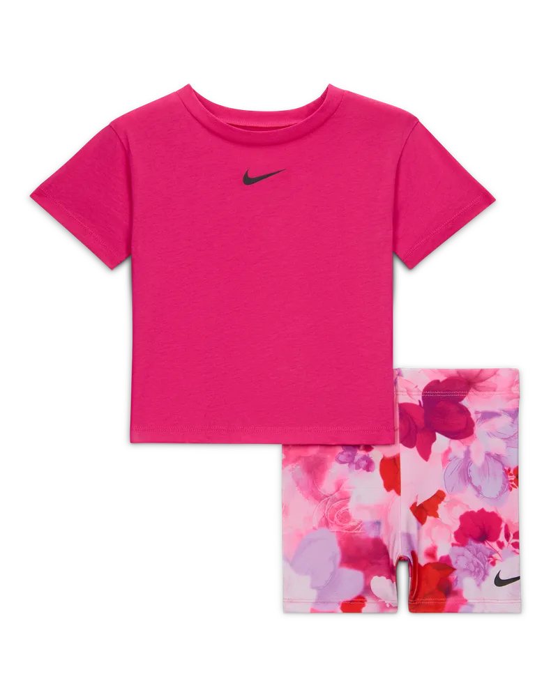 Nike Move With Nature Dri-FIT 2-teiliges Bike Shorts Set (Babys, 12–24 M) - Lila Lila