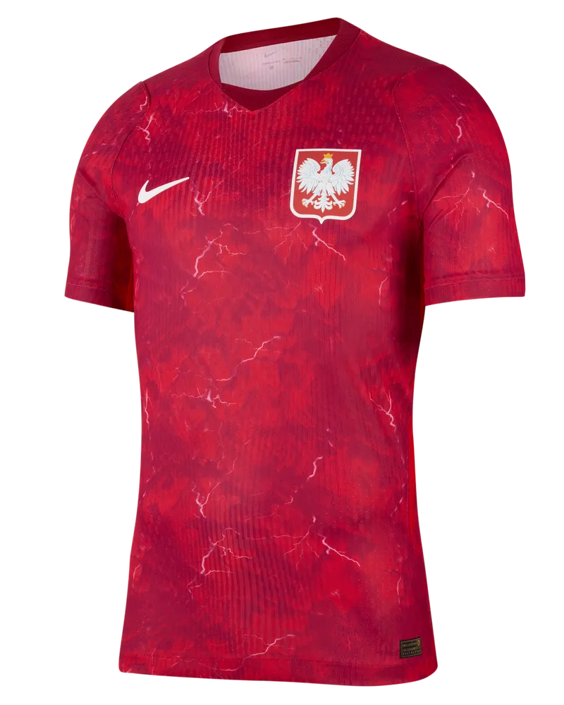 Nike Polen 2026  Aero-FIT authentisches Auswärts-Fußballtrikot (Herren) - Rot Rot