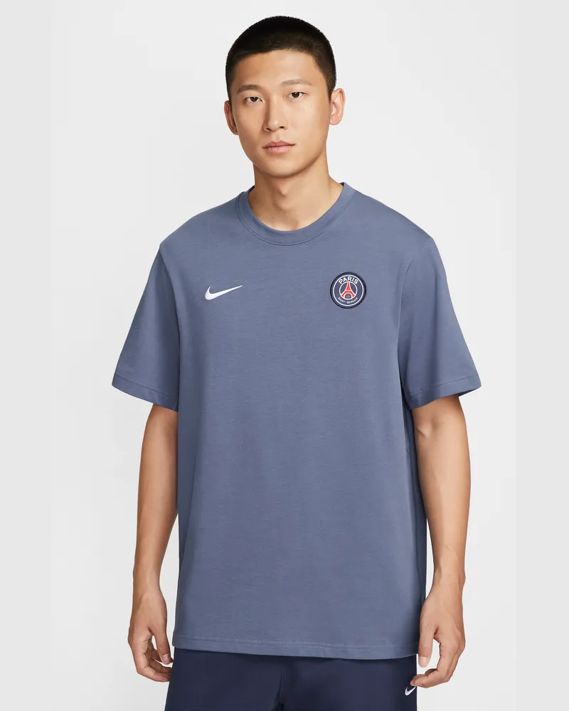 Nike Paris Saint-Germain Primary  Dri-FIT Fußball-Kurzarmshirt (Herren) - Blau Blau