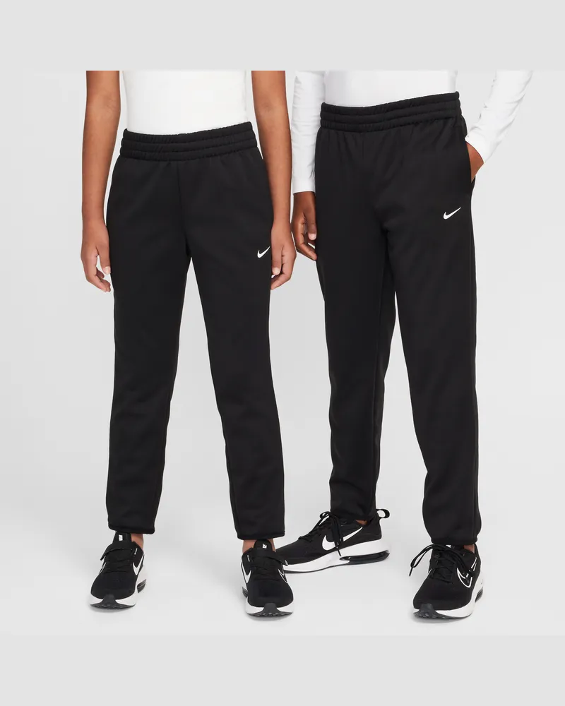 Nike winterfeste Therma-FIT-Trainingshose (ältere Kinder) - Schwarz Schwarz