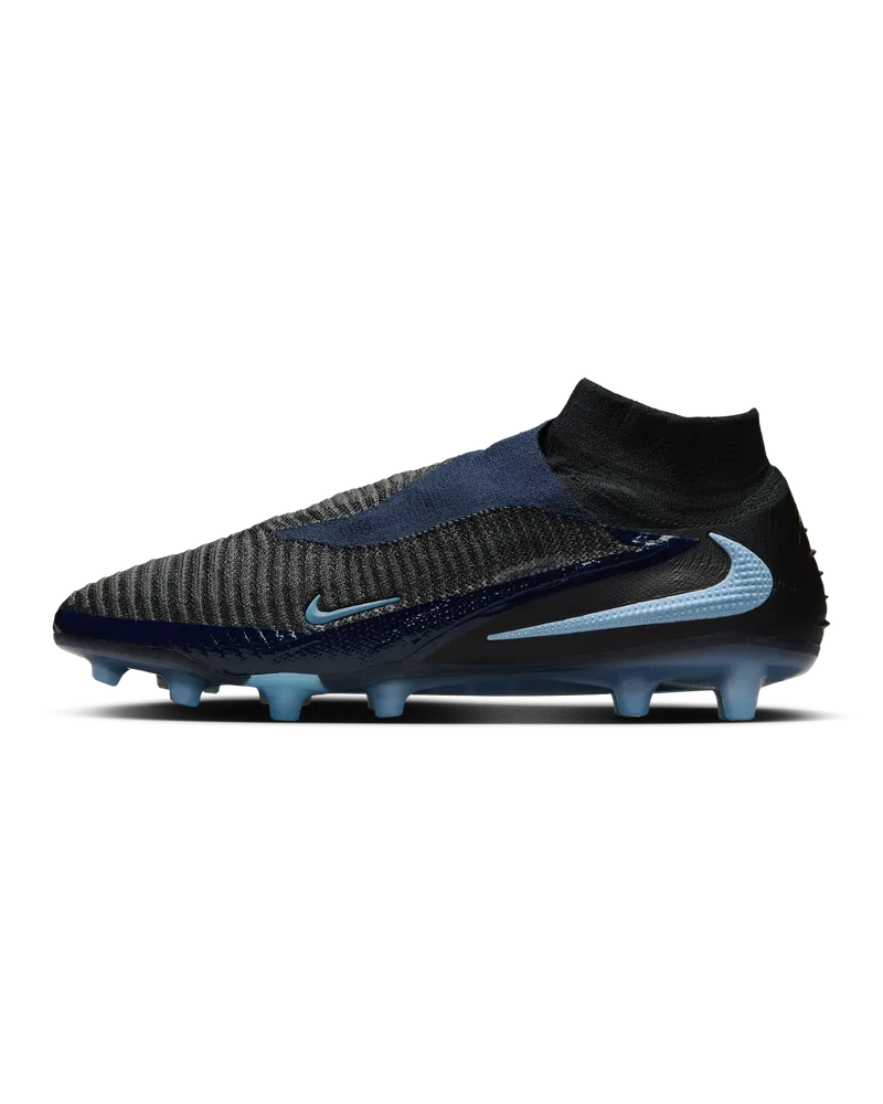 Nike Phantom 6 High Elite Fußballschuh für Kunstrasen - Schwarz Schwarz