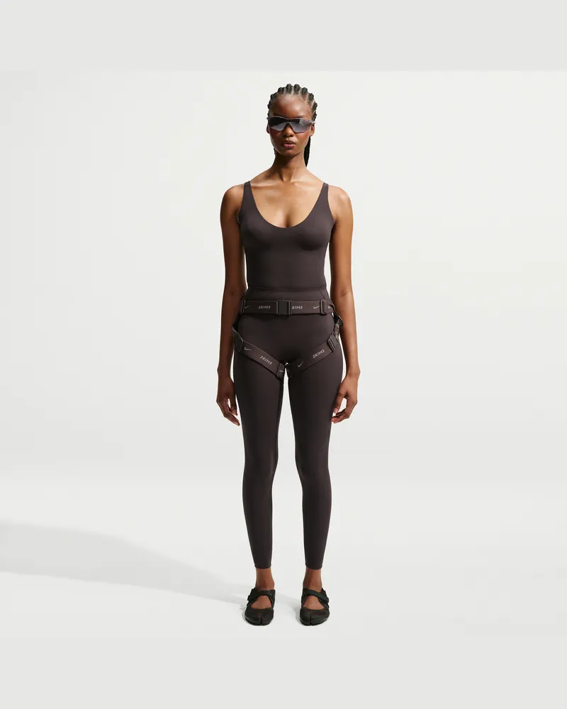 Nike SKIMS Studio Stretch Leggings (Damen, ca. 66 cm) - Braun Braun