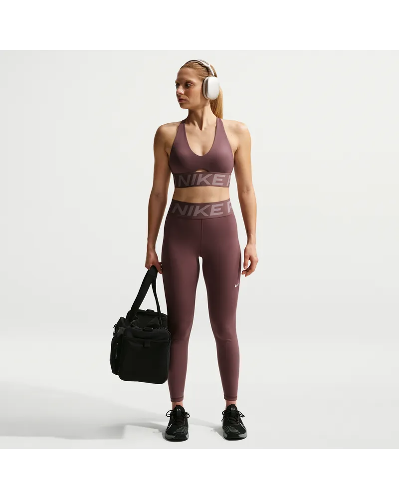 Nike Pro Sculpt Leggings in voller Länge mit hohem Bund (Damen) - Lila Lila