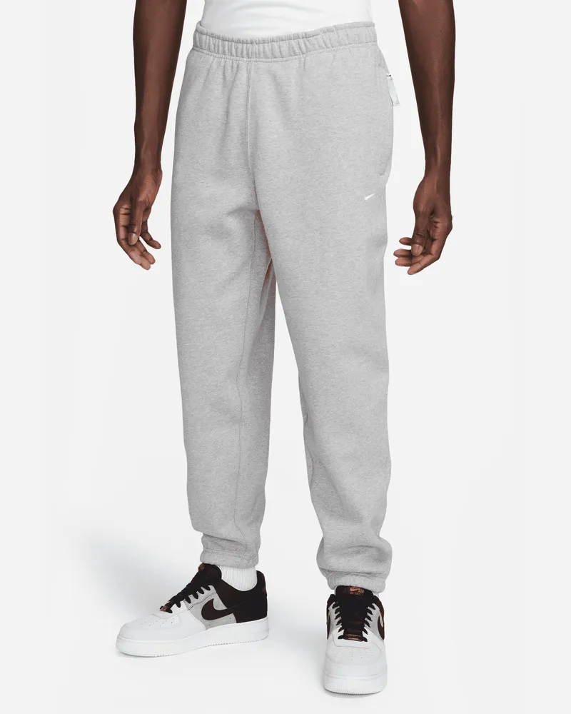Nike Solo Swoosh Fleece-Hose für Herren - Grau Grau