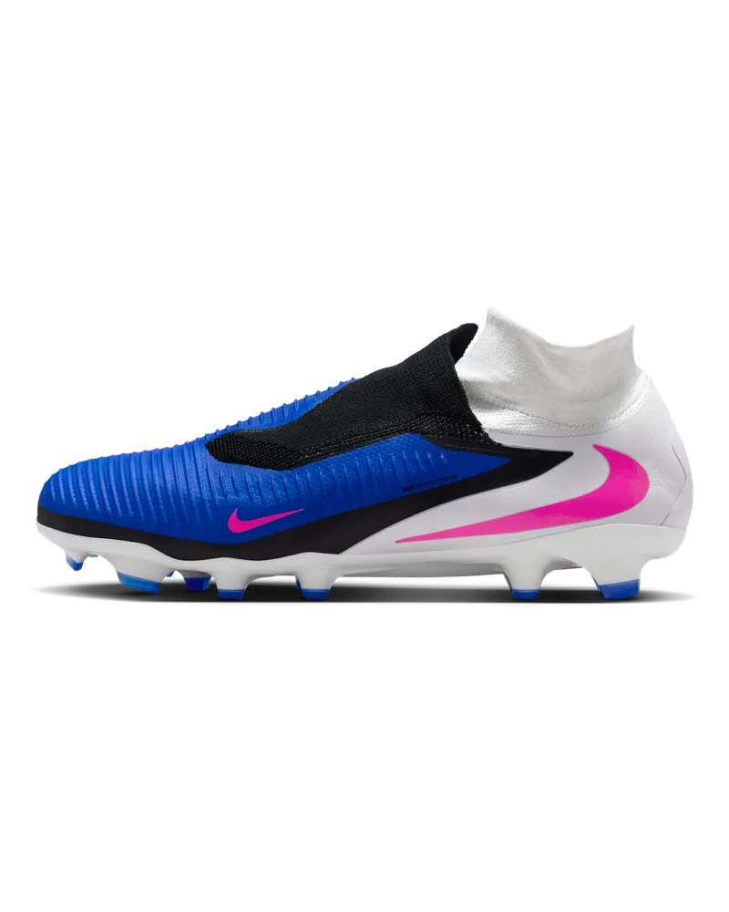 Nike Phantom 6 High Pro Fußballschuh für normalen Rasen - Blau Blau