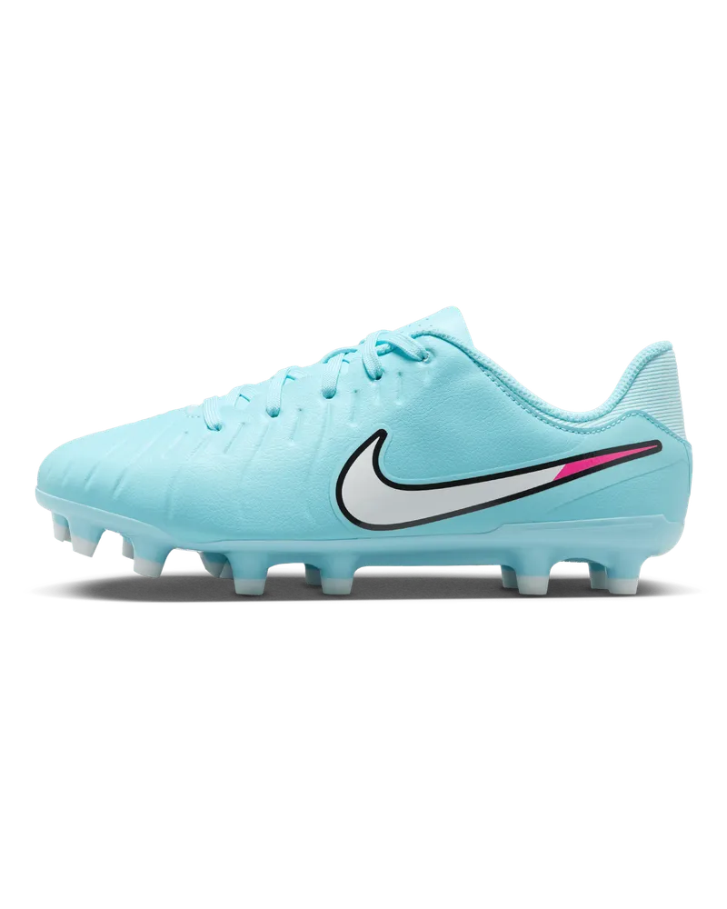 Nike Jr. Tiempo Legend 10 Academy Low Top Fußballschuh für verschiedene Böden für jüngere/ältere Kinder - Blau Blau