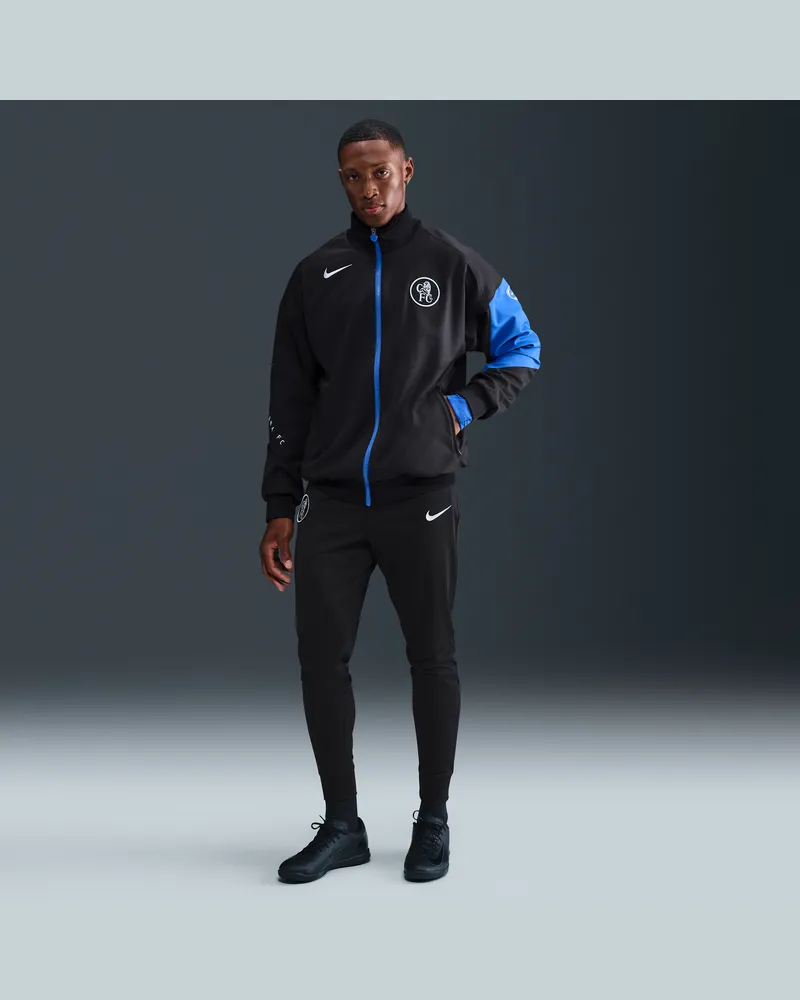 Nike FC Chelsea Strike Third  Dri-FIT Total 90 Fußball-Trainingshose aus Strickmaterial (Herren) - Schwarz Schwarz
