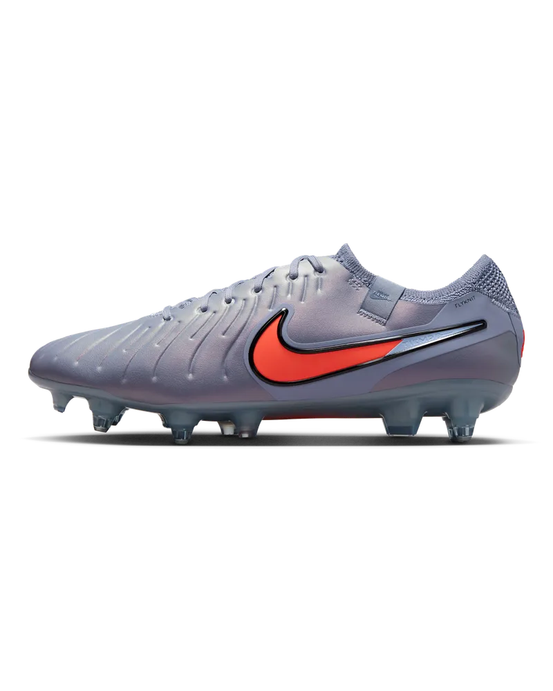 Nike Tiempo Legend 10 Elite Low-Top-Fußballschuh für weichen Rasen - Blau Blau