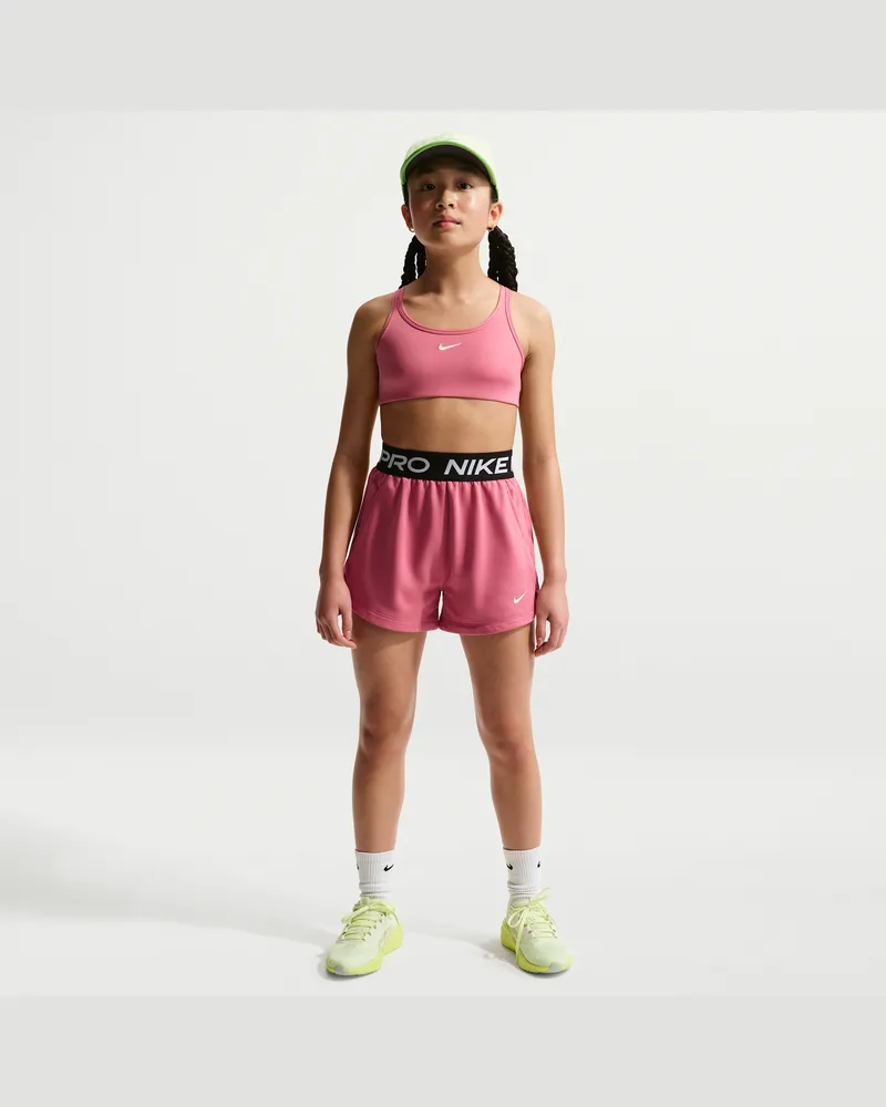 Nike Pro Fleece Dri-FIT-Shorts (ältere Kinder, Mädchen) - Pink Pink