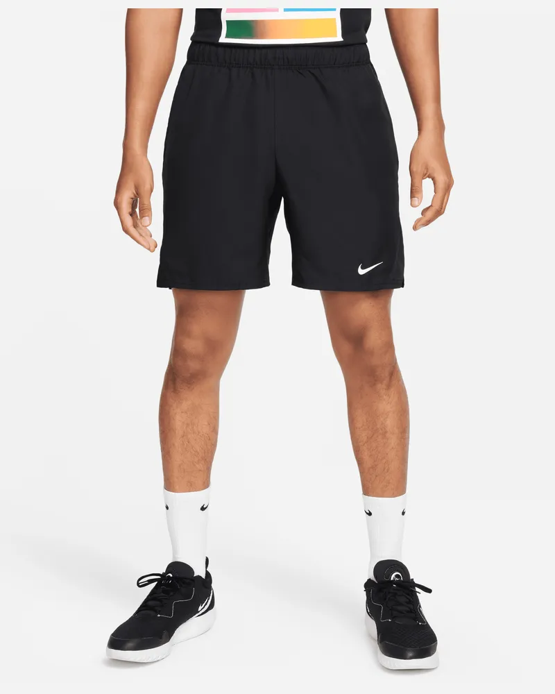 Nike Court Victory Dri-FIT Herren-Tennisshorts (ca. 18 cm) - Schwarz Schwarz