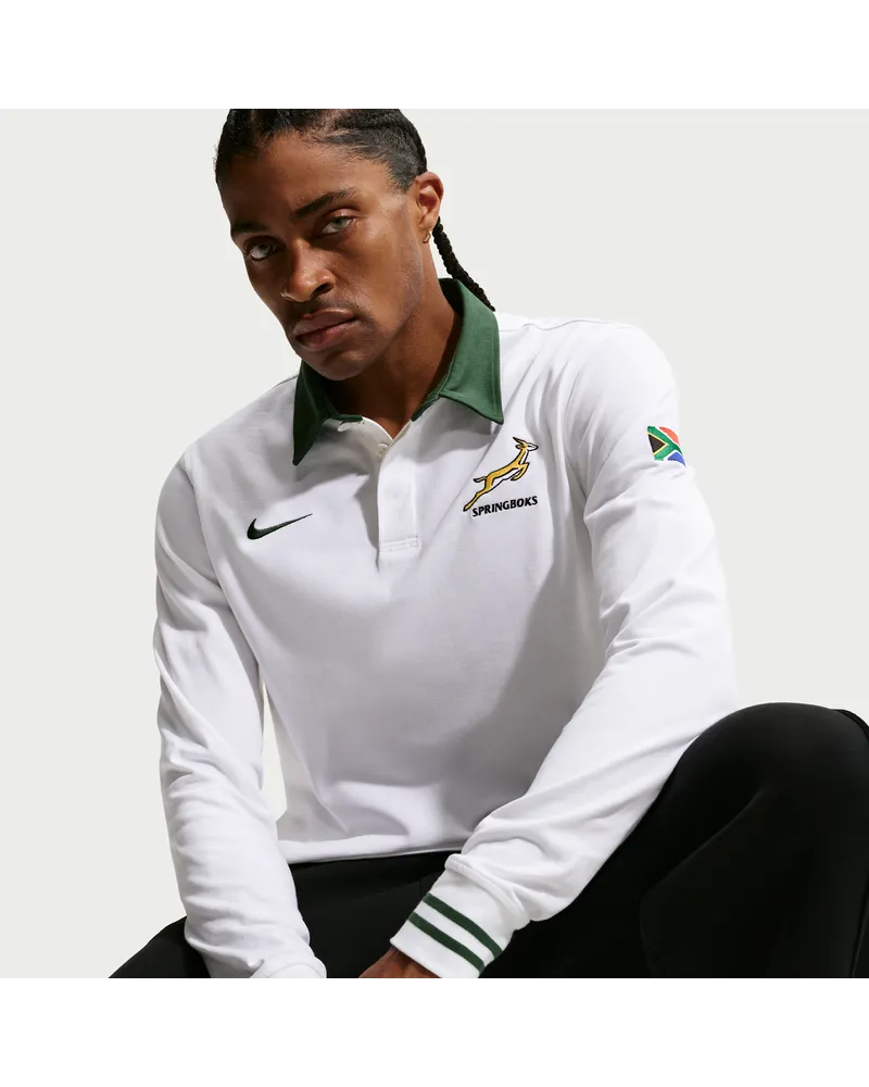 Nike Springboks Away  langärmeliges Rugby-Trikot (Herren) - Weiß Weiß