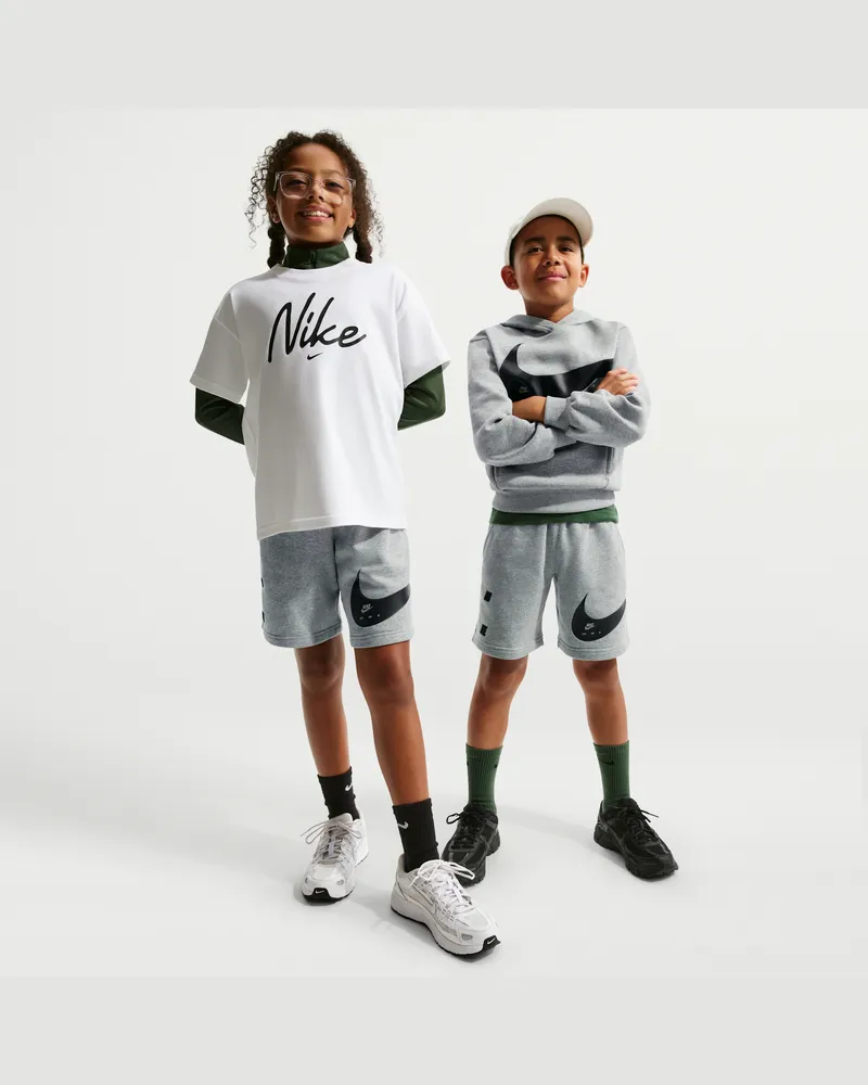 Nike Club French-Terry-Shorts für ältere Kinder - Grau Grau