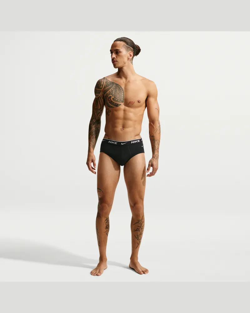 Nike Essential Cotton Stretch Dri-FIT Slips (Herren) - Schwarz Schwarz