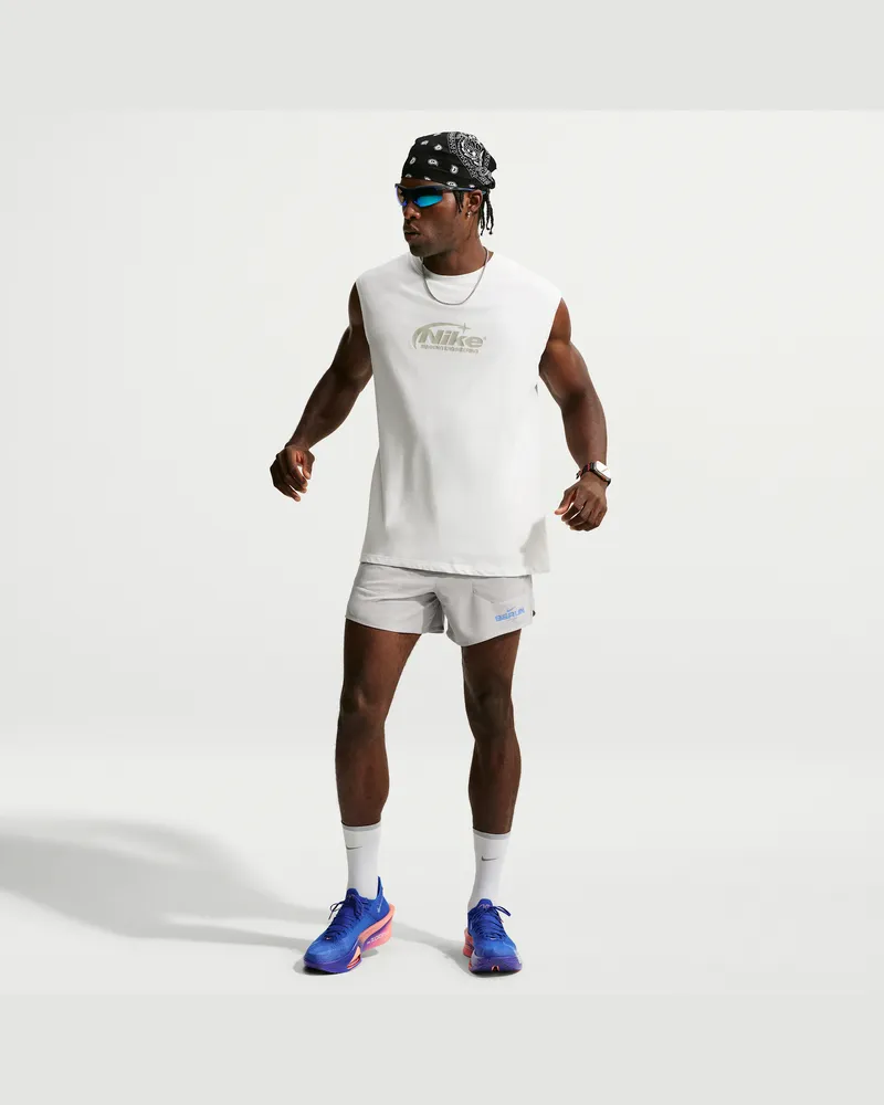 Nike Stride Dri-FIT Laufshorts (Herren, ca. 12,5 cm) - Grau Grau