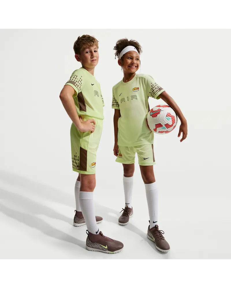 Nike Kylian Mbappé Academy Dri-FIT-Fußballshorts (ältere Kinder) - Grün Grün