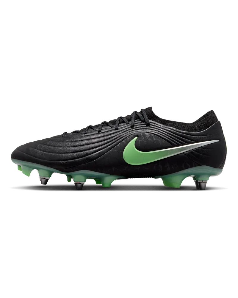 Nike Tiempo Maestro Elite Low Top Fußballschuh für weichen Rasen - Schwarz Schwarz