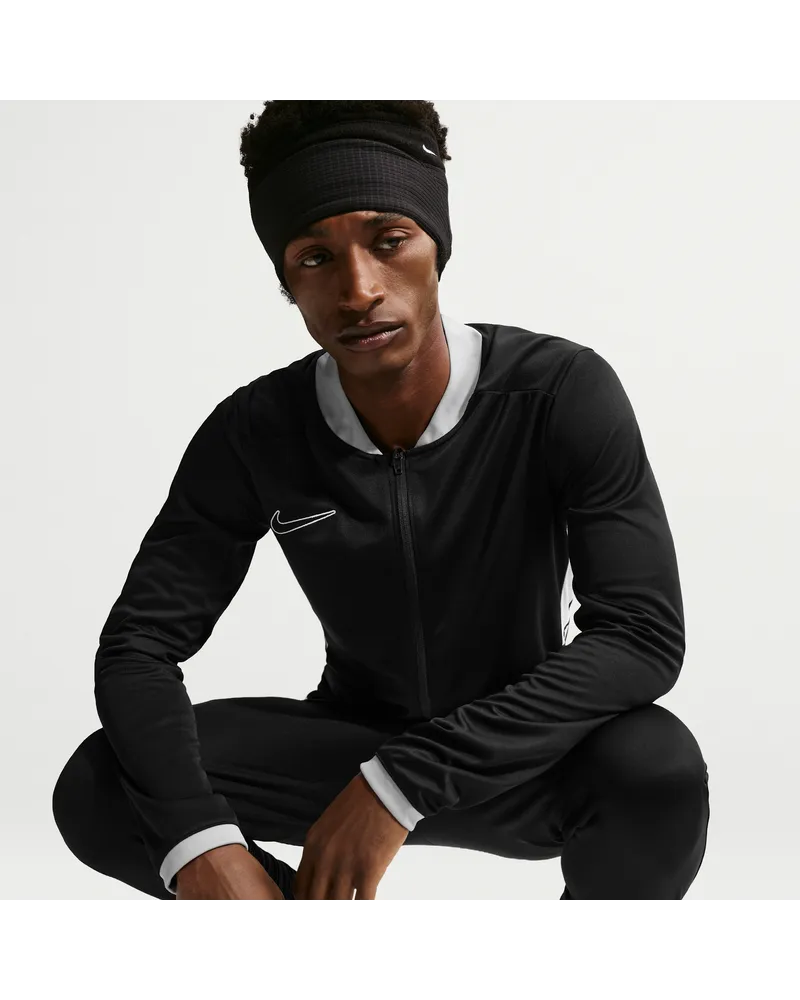 Nike Dri-FIT Academy Strick-Fußball-Track-Jacket für Herren - Schwarz Schwarz