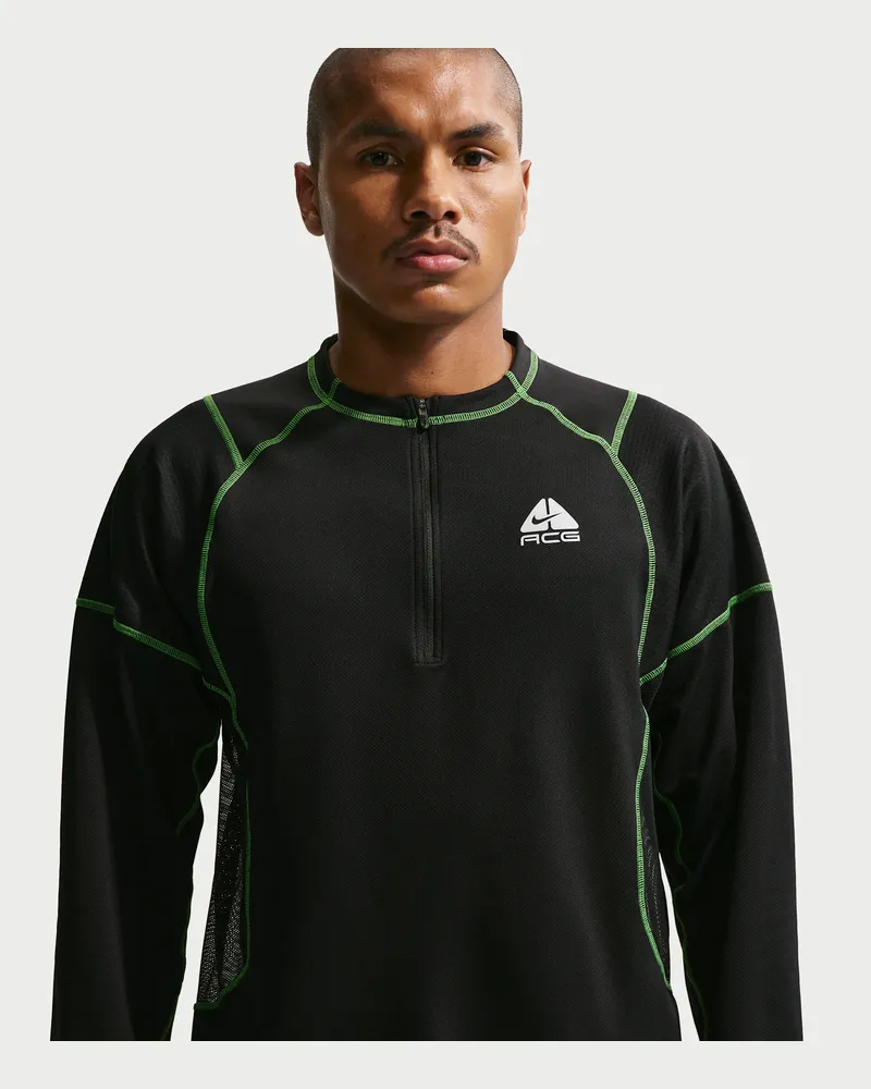 Nike ACG "Vault" Dri-FIT-Longsleeve - Schwarz Schwarz