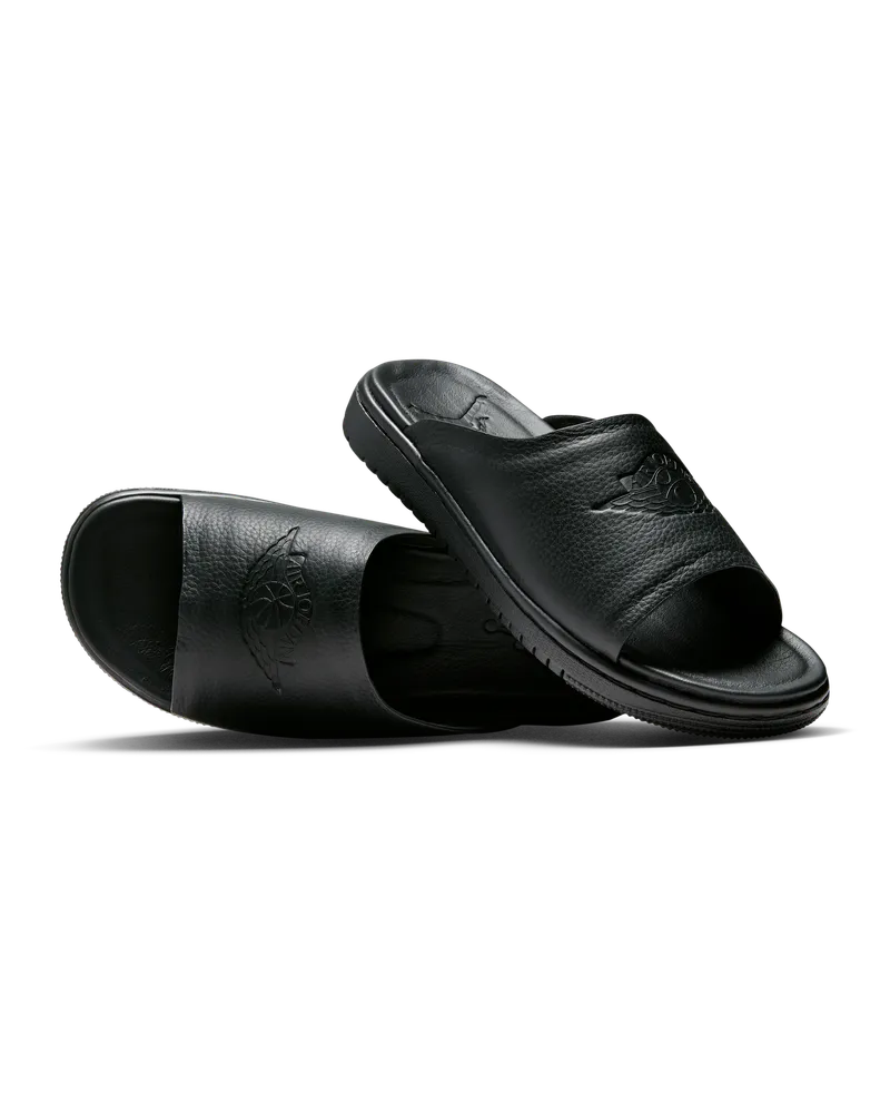 Jordan Modero 1 Slides (Damen) - Schwarz Schwarz
