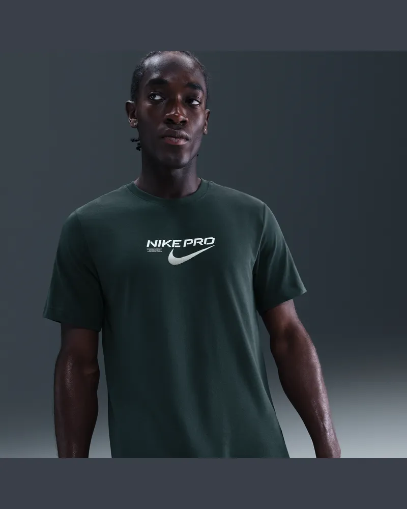 Nike Dri-FIT Trainings-T-Shirt (Herren) - Grün Grün
