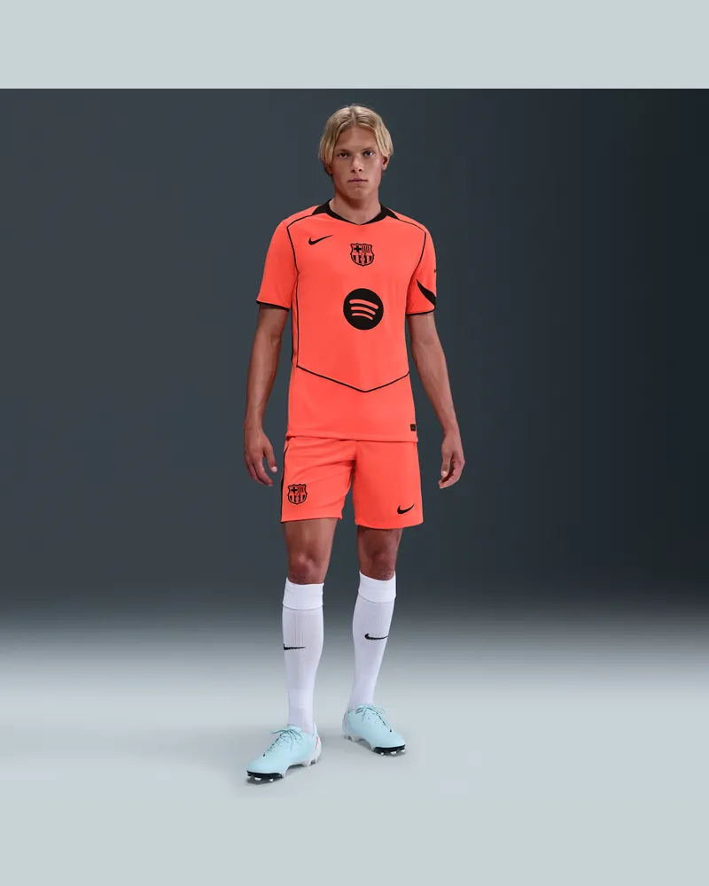 Nike FC Barcelona 2025/26 Stadium Third Total 90 Replika-Fußballshorts mit  Dri-FIT-Technologie (Herren) - Orange Orange