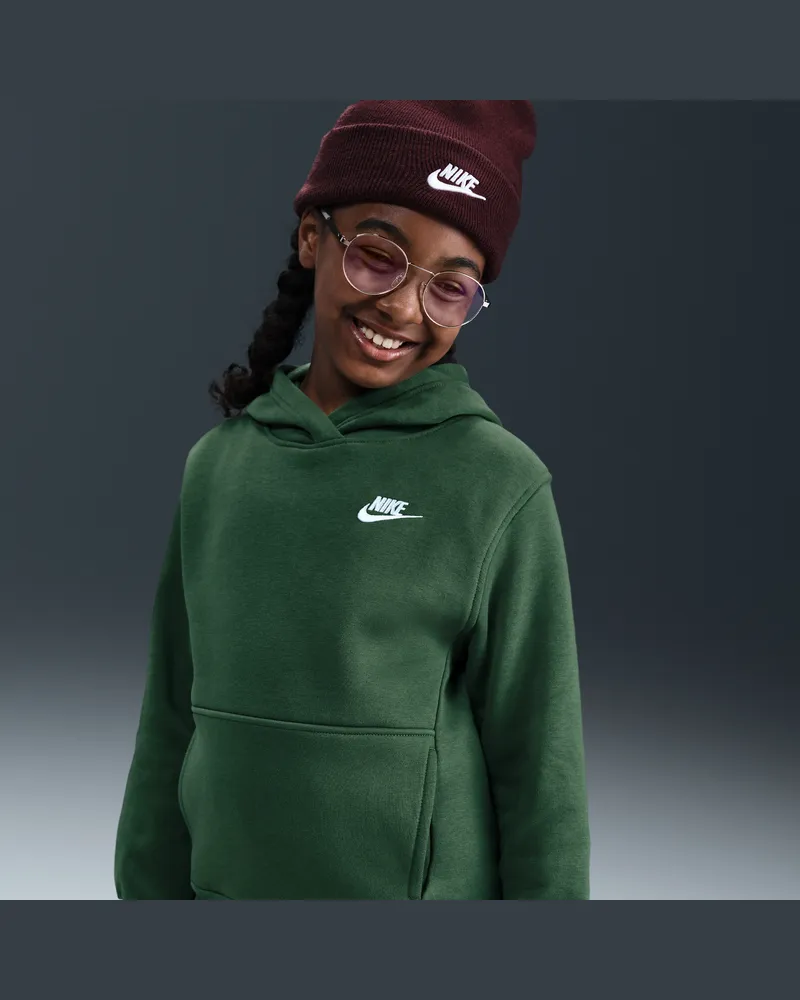 Nike Club Fleece Hoodie für ältere Kinder - Grün Grün