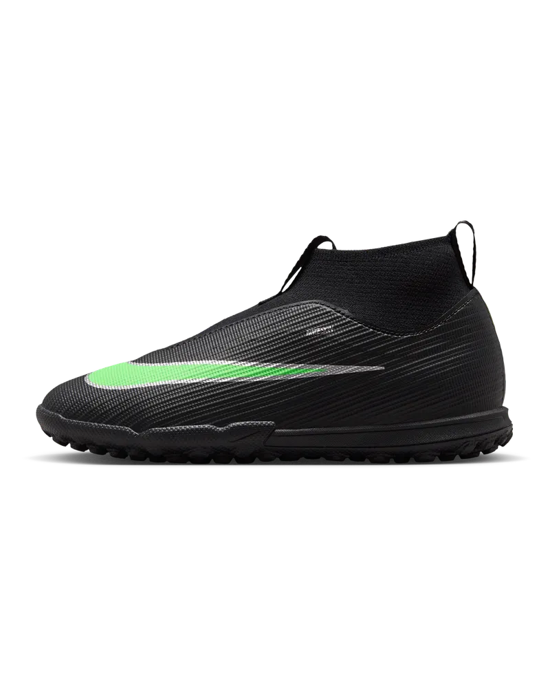 Nike Jr. Mercurial Superfly 11 Academy High-Top-Fußballschuh für Kunstrasen (ältere Kinder) - Schwarz Schwarz