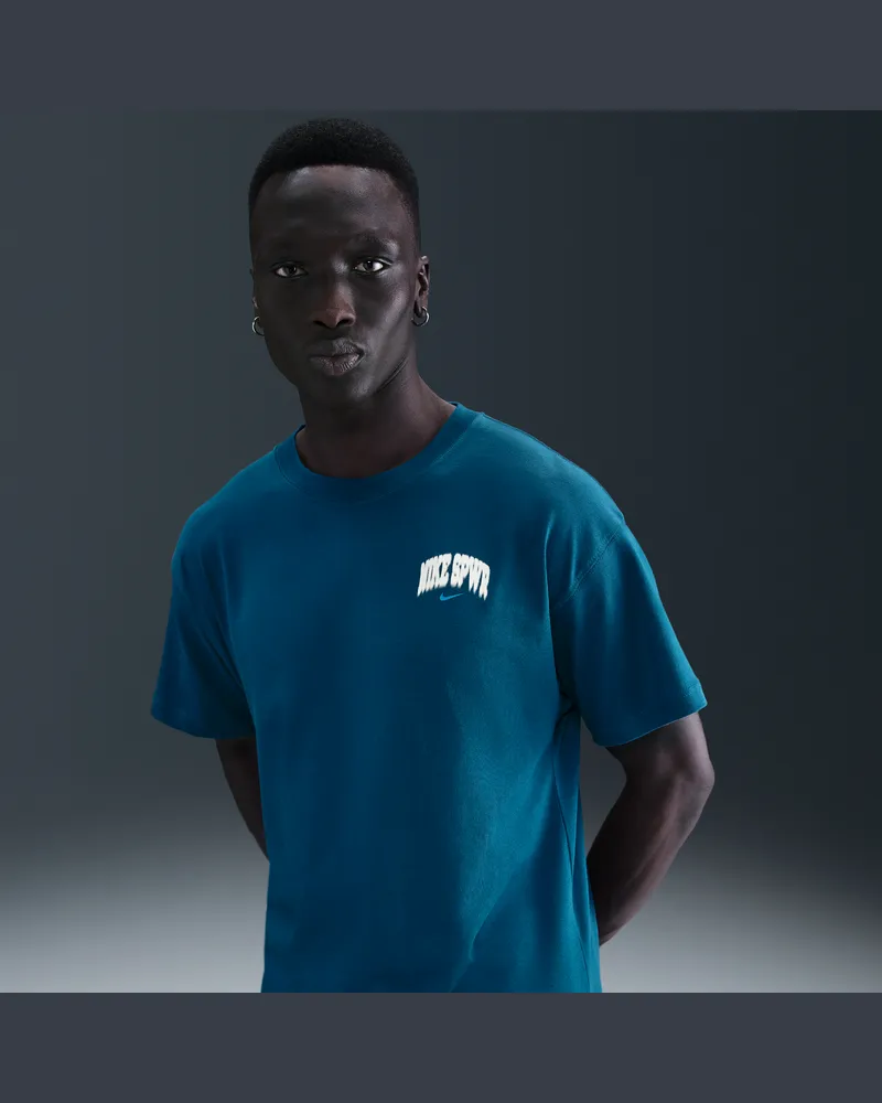 Nike Herren-T-Shirt mit Grafik - Blau Blau