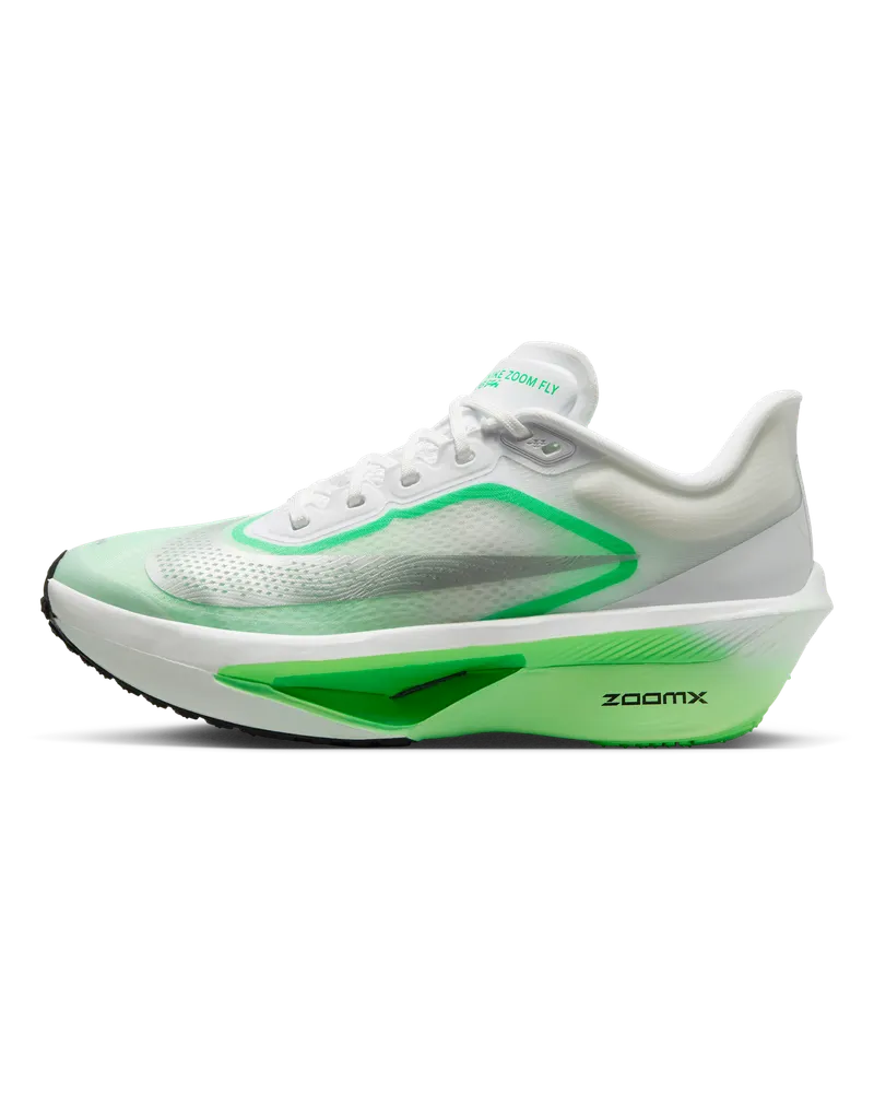 Nike Zoom Fly 6 Straßenlaufschuh für Wettkämpfe (Damen) - Weiß Weiß