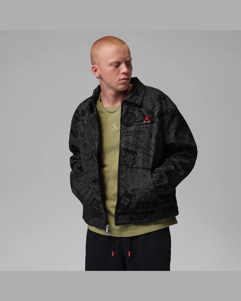 Jordan Brooklyn Chore-Jacke (Herren) - Schwarz Schwarz