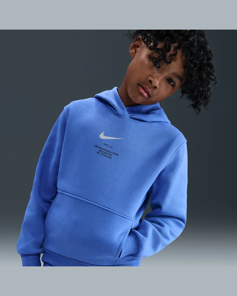 Nike Club Fleece Hoodie für ältere Kinder (Jungen) - Blau Blau