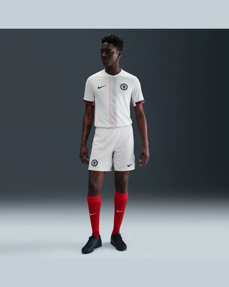 Nike FC Chelsea 2025/26 Stadium Away  Replika-Fußballshorts mit Dri-FIT-Technologie (Herren) - Grau Grau
