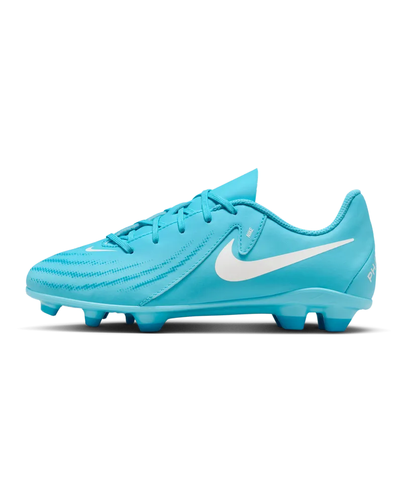Nike Jr. Phantom GX 2 Club Low Top Fußballschuh für verschiedene Böden für jüngere/ältere Kinder - Blau Blau